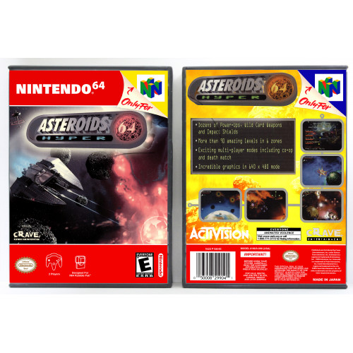 Asteroids Hyper 64